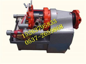 多功能圆钢套丝机 低速圆钢套丝机 预埋螺栓套丝机就选济宁鑫宏 济宁市鑫隆工矿配件厂 主要经